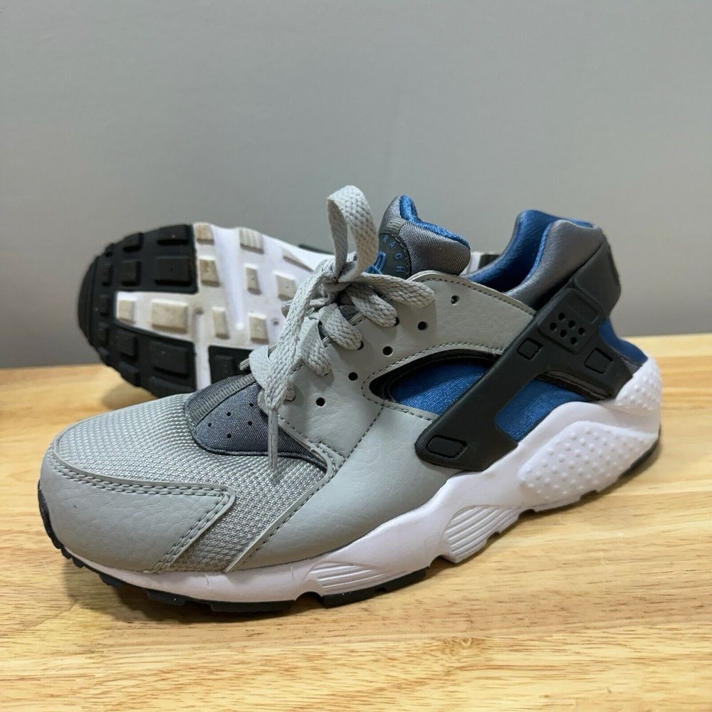 Nike Huarache Run W FB8030-001 Shoes M 6.5 Y Womens 8 Gray Heel Strap Slide